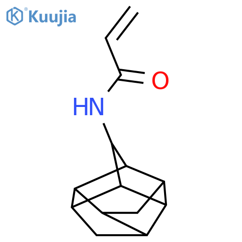 N-{pentacyclo[6.3.0.0^{2,6}.0^{3,10}.0^{5,9}]undecan-4-yl}prop-2-enamide structure