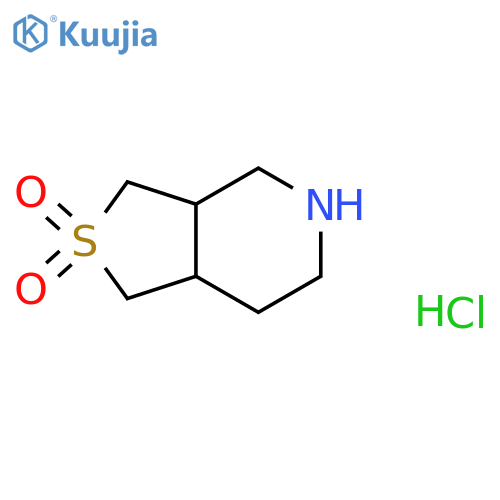 octahydro-2lambda6-thieno[3,4-c]pyridine-2,2-dione hydrochloride, Mixture of diastereomers structure