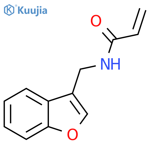 N-(1-benzofuran-3-yl)methylprop-2-enamide structure