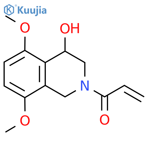 1-(3,4-Dihydro-4-hydroxy-5,8-dimethoxy-2(1H)-isoquinolinyl)-2-propen-1-one structure