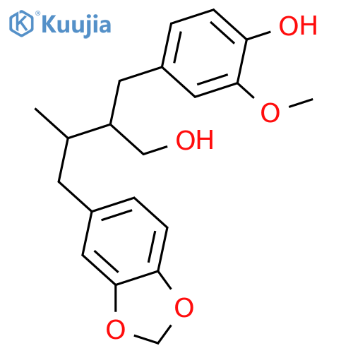 8,8'-Lignan-3,3',4,4',9-pentol; (8S,8'R)-form, 3',4'-Methylene, 3-Me ether structure