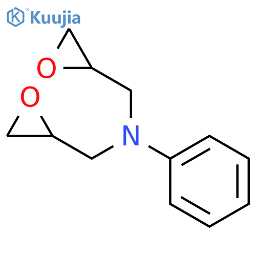 N,N-bis(oxiran-2-yl)methylaniline structure