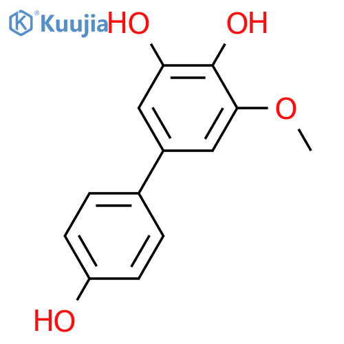 3,4,4',5-Biphenyltetrol; 3-Me ether structure