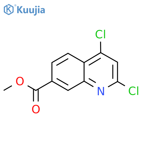 Methyl 2,4-dichloro-7-quinolinecarboxylate structure