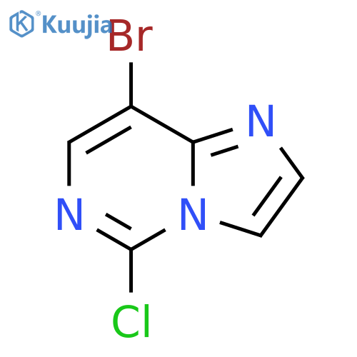 8-Bromo-5-chloroimidazo[1,2-c]pyrimidine structure