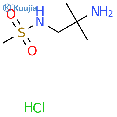 N-(2-Amino-2-methylpropyl)methanesulfonamide hydrochloride structure