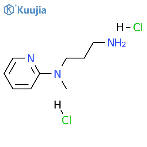 N-(3-aminopropyl)-N-methylpyridin-2-amine dihydrochloride structure