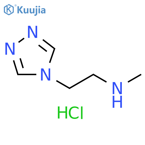 methyl[2-(4H-1,2,4-triazol-4-yl)ethyl]amine dihydrochloride structure