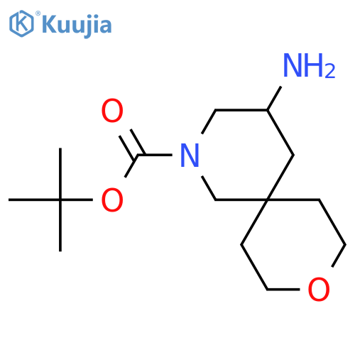 tert-butyl 4-amino-9-oxa-2-azaspiro[5.5]undecane-2-carboxylate structure