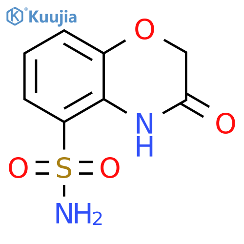 3-oxo-3,4-dihydro-2H-1,4-benzoxazine-5-sulfonamide structure