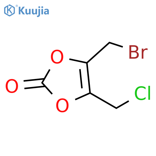 4-(Bromomethyl)-5-(Chloromethyl)-1,3-Dioxol-2-One structure