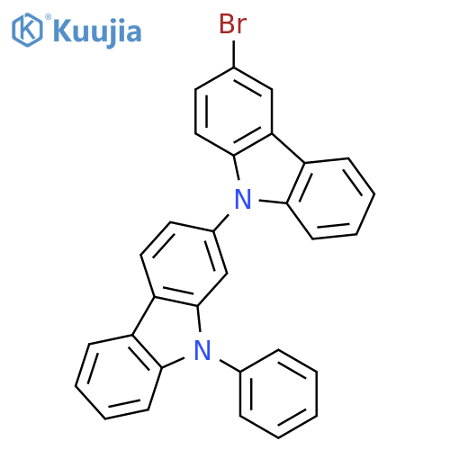 2,9'-Bi-9H-carbazole, 3'-bromo-9-phenyl- structure