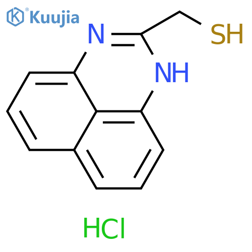1H-Perimidine-2-methanethiol, hydrochloride (1:1) structure