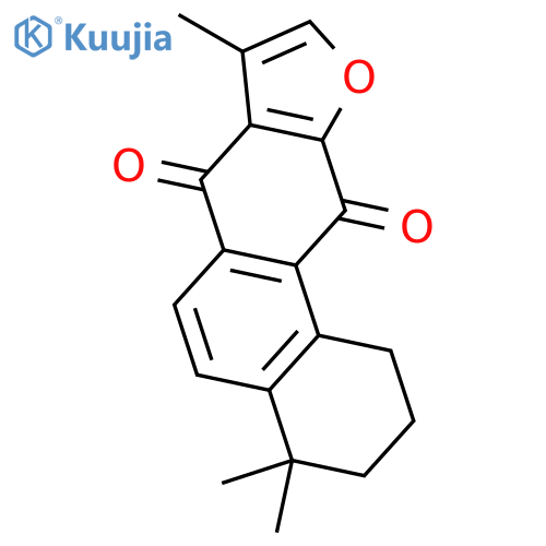 Phenanthro[3,2-b]furan-7,11-dione,1,2,3,4-tetrahydro-4,4,8-trimethyl- structure