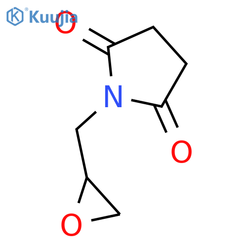 1-(oxiran-2-ylmethyl)pyrrolidine-2,5-dione structure