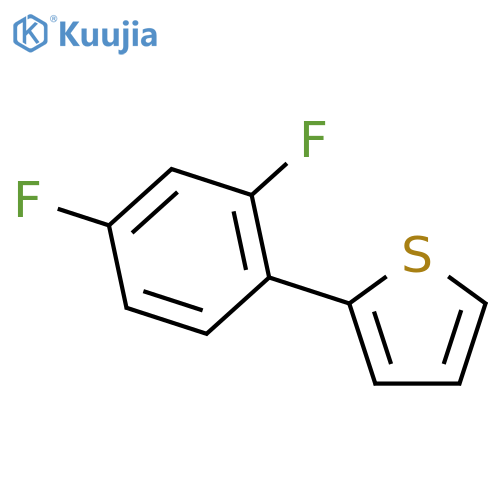 2-(2,4-Difluorophenyl)thiophene structure