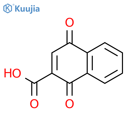 1,4-Dioxo-1,4-dihydronaphthalene-2-carboxylic acid structure