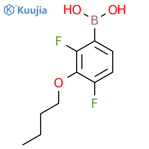 3-Butoxy-2,4-difluorophenylboronic acid structure