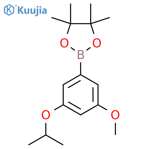 3-Isopropoxy-5-methoxyphenylboronic acid, pinacol ester structure