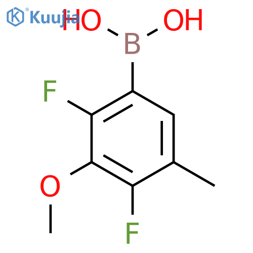 2,4-Difluoro-3-methoxy-5-methylphenylboronic acid structure
