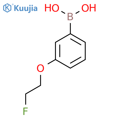 3-(2-Fluoroethoxy)phenylboronic acid structure