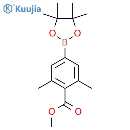 Methyl 2,6-dimethyl-4-(4,4,5,5-tetramethyl-1,3,2-dioxaborolan-2-yl)benzoate structure
