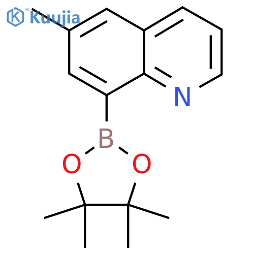 6-Methylquinoline-8-boronic acid, pinacol ester structure