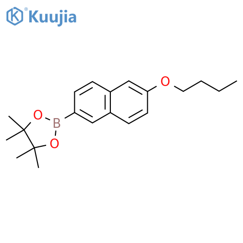 2-(6-Butoxy-naphthalen-2-yl)-4,4,5,5-tetramethyl-1,3,2dioxaborolane structure