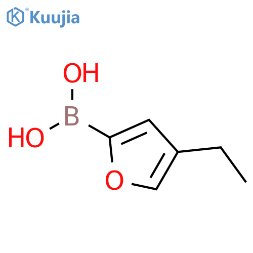 4-Ethylfuran-2-boronic acid structure