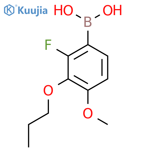 2-Fluoro-4-methoxy-3-propoxyphenylboronic acid structure