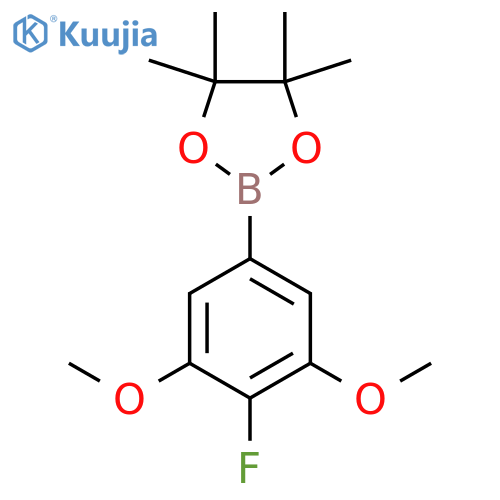 4-Fluoro-3,5-dimethoxyphenylboronic acid, pinacol ester structure