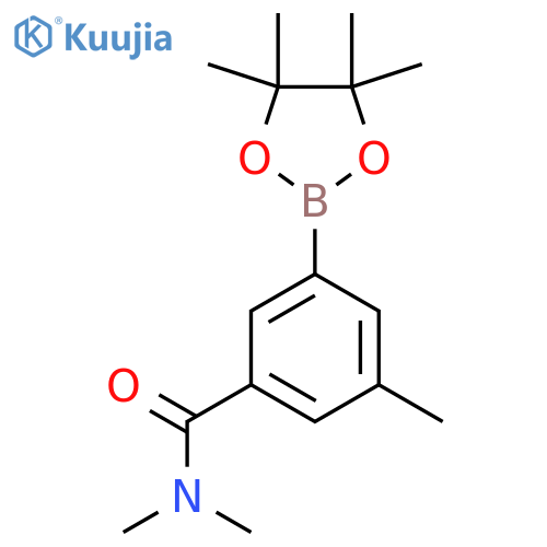 3-(N,N-Dimethylcarbamoyl)-5-methylphenylboronic acid, pinacol ester structure