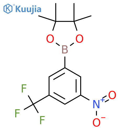 3-Nitro-5-(trifluoromethyl)phenylboronic acid pinacol ester structure