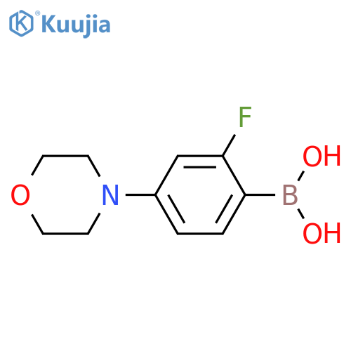 (2-fluoro-4-morpholinophenyl)boronic acid structure