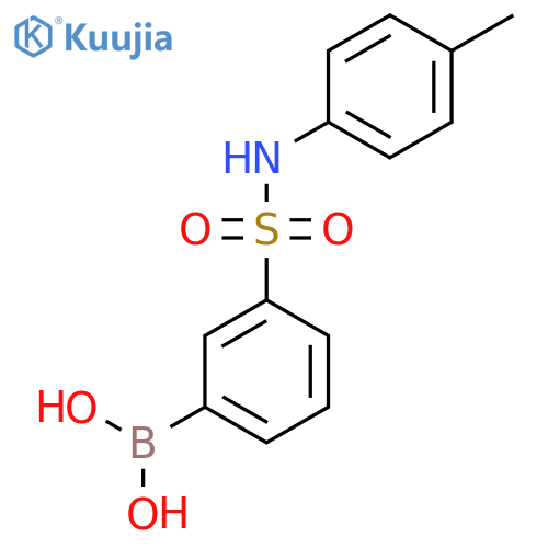 3-(4-Methylphenylsulfamoyl)benzeneboronic acid structure