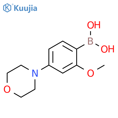 (2-methoxy-4-morpholinophenyl)boronic acid structure