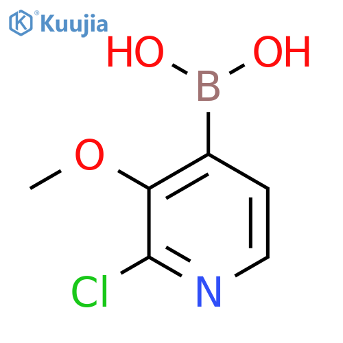 2-Chloro-3-methoxypyridine-4-boronic acid structure