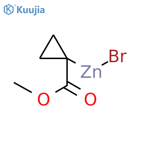 Zinc, bromo[1-(methoxycarbonyl)cyclopropyl]- structure