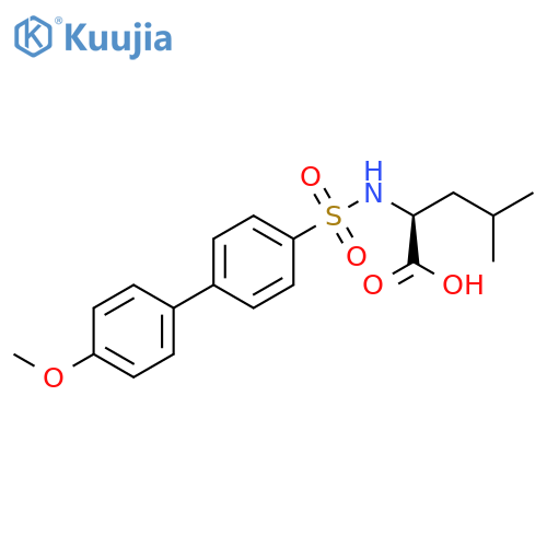 L-Leucine, N-[(4'-methoxy[1,1'-biphenyl]-4-yl)sulfonyl]- structure