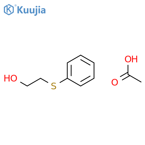 Ethanol, 2-(phenylthio)-, acetate structure