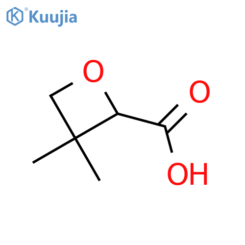 3,3-dimethyloxetane-2-carboxylic acid structure