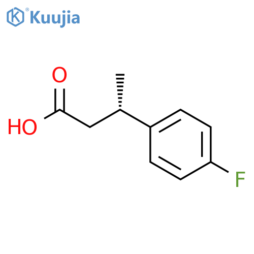 Benzenepropanoic acid,4-fluoro-b-methyl-, (bS)- structure