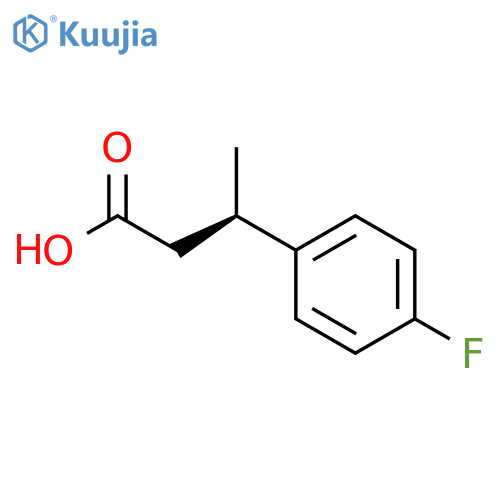 Benzenepropanoic acid,4-fluoro-b-methyl-, (bR)- structure