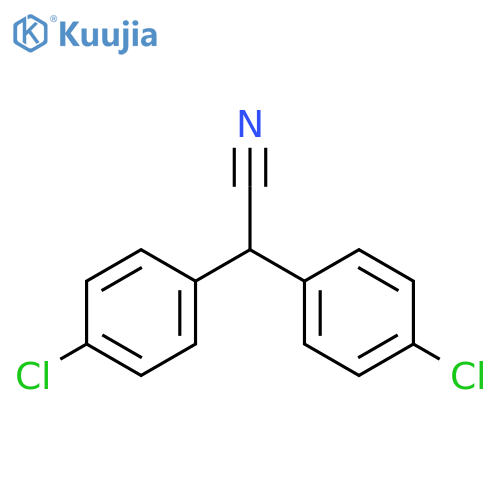 bis(4-chlorophenyl)acetonitrile structure