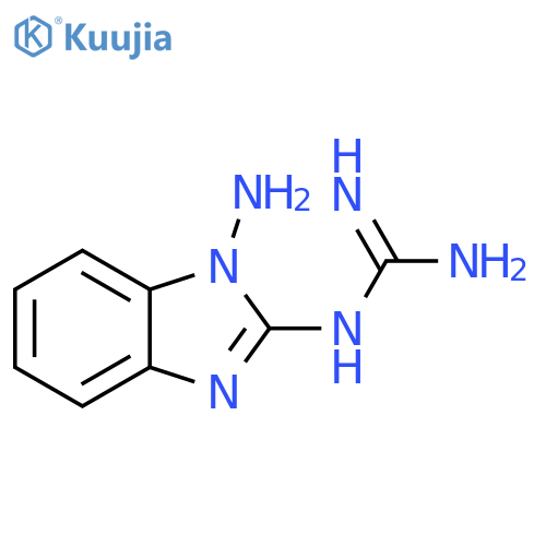 N-(1-amino-1H-benzimidazol-2-yl)guanidine structure