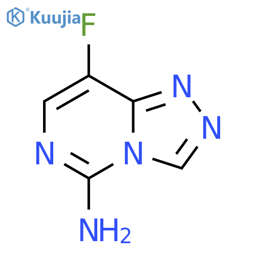 8-Fluoro[1,2,4]triazolo[4,3-c]pyrimidin-5-amine structure