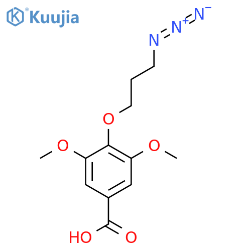 4-(3-Azidopropoxy)-3,5-dimethoxybenzoic acid structure