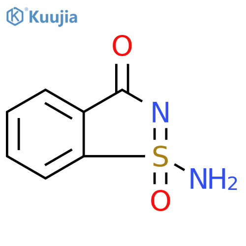 3H-1λ4-1,2-Benzisothiazol-3-one, 1-amino-, 1-oxide structure