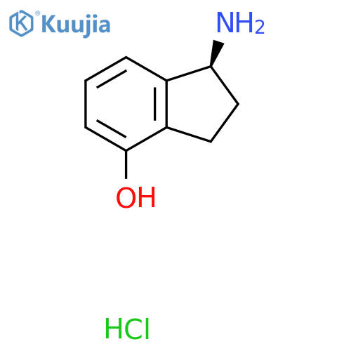 (S)-1-Amino-indan-4-ol hydrochloride structure