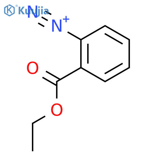 Benzenediazonium, 2-(ethoxycarbonyl)- structure